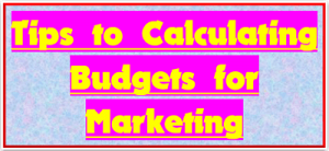 Calculate Marketing Budgets